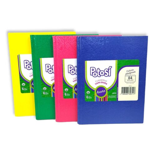 CUADERNO T/D POTOSI X 84 HOJAS RAYADO