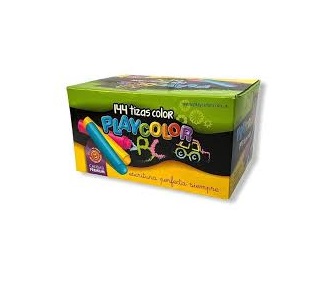 TIZA COLOR X 144 UNIDADES PLAYCOLOR