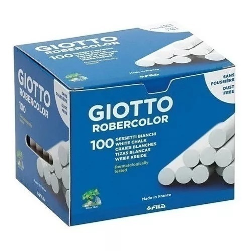 TIZA GIOTTO ROBERCOLOR BLANCA X 100