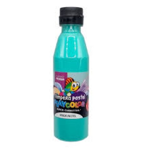 TEMPERA BOTELLITA PASTEL X 250 GR. VERDE