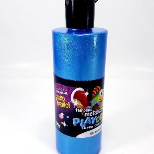 TEMPERA BOTELLITA METAL X 190 GR. AZUL
