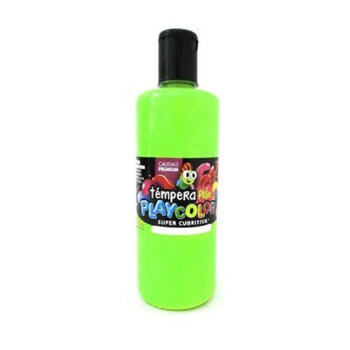 TEMPERA FLUO BOTELLA X 700 GR "VERDE"