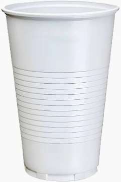 VASO PLASTICO X220CC BLANCO X 100 UNIDADES