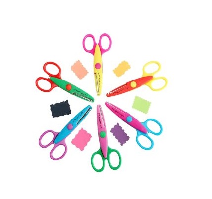 TIJERA CON FORMAS EZCO CRAZY STYLE