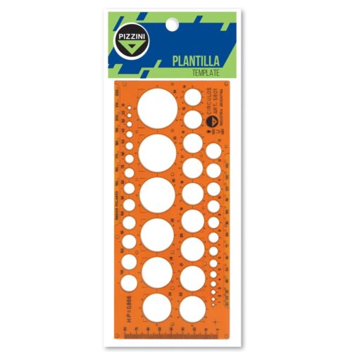 PLANTILLA DE CIRCULOS PIZZINI COD.5801