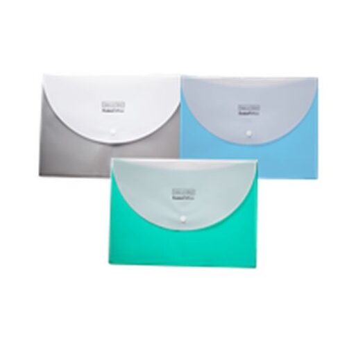 SOBRE PLASTICO CON BOTON A5 LAMA