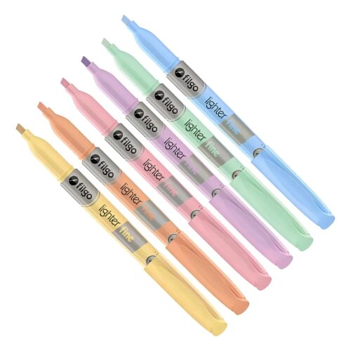 RESALTADOR FILGO LIGHTER FINE PASTEL X 6 COLORES