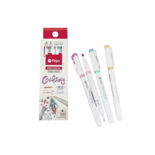 RESALTADOR MULTILIGHTER GALAXY DOBLE PUNTA X4 ***