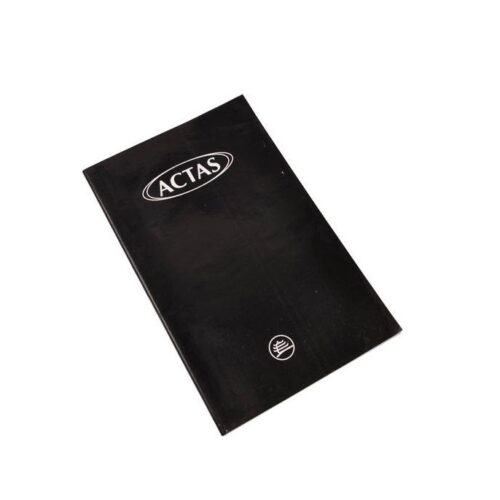 LIBRO DE ACTAS CLOCHETTE 17,5X27CM  NEGRO ***