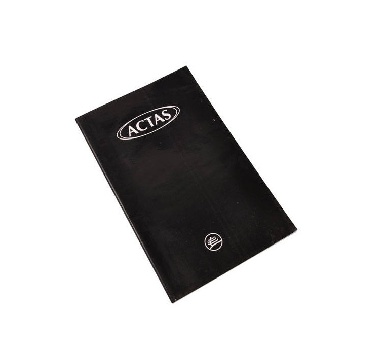 LIBRO DE ACTAS CLOCHETTE 17,5X27CM NEGRO ***