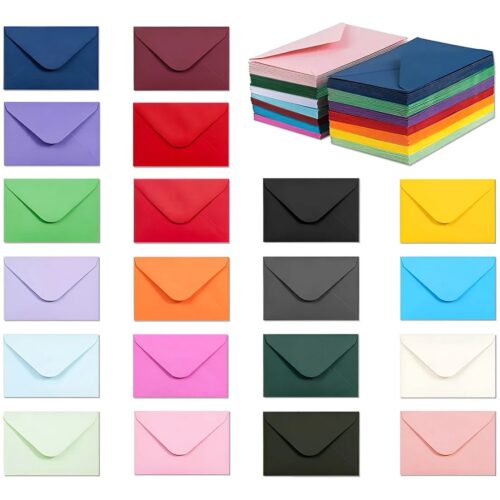 SOBRE TARJETA COLOR X10 UNIDADES