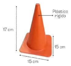 NEW PLAST CONO 17CM BASE CUADRADA FLEX