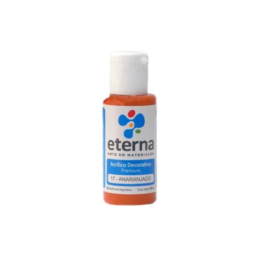 ACRILICO ETERNA 50ML ANARANJADO