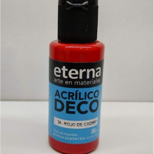 ACRILICO ETERNA 50ML ROJO DE CADMIO