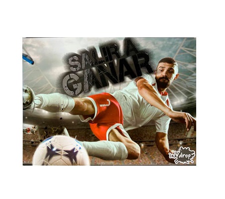 CARPETA Nº 5 CARTONE FUTBOL INKDROP 2 TAPAS