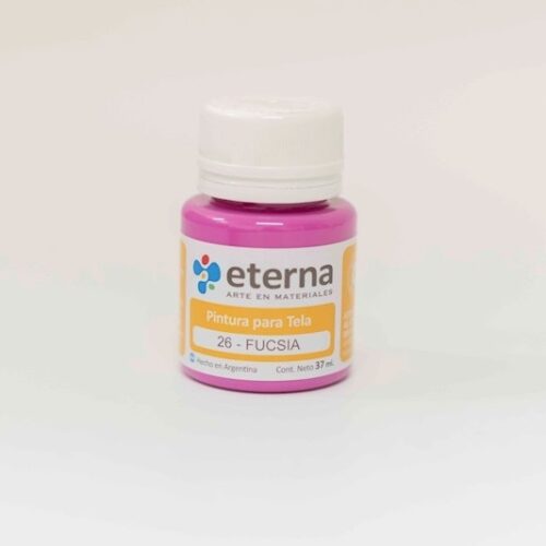 PINTURA ETERNA PARA TELA FUSCIA 37ML