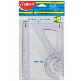 SET DE GEOMETRIA MAPED ECO X 3 X20CM