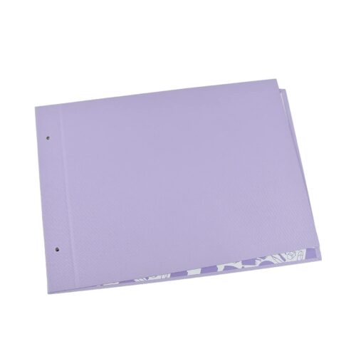 CARPETA Nº 5 PVC PASTEL LILA 2 TAPAS