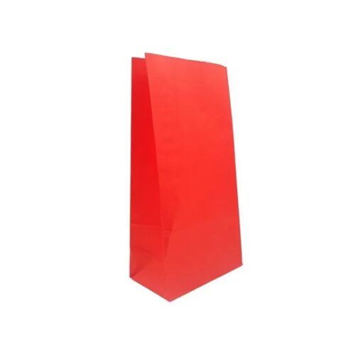 BOLSA COTILLON ROJA X UNIDAD 12,5X7X24,5CM