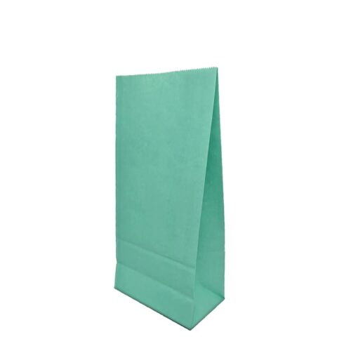 BOLSA COTILLON VERDE AGUA X UNIDAD 12,5X7X24,5CM