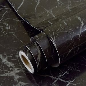 CONTAC ROLLO 45 X 10 MTRO. MARMOL NEGRO