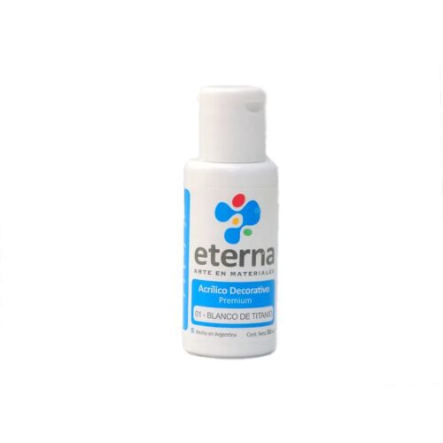 ACRILICO ETERNA 50ML BLANCO TITANIO