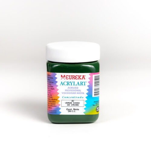 ACRILICO EUREKA X 250CC VERDE OX. CROMO