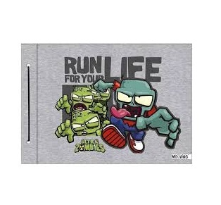 CARPETA Nº 5 CARTONE ULTRA ZOMBIES 2 TAPAS