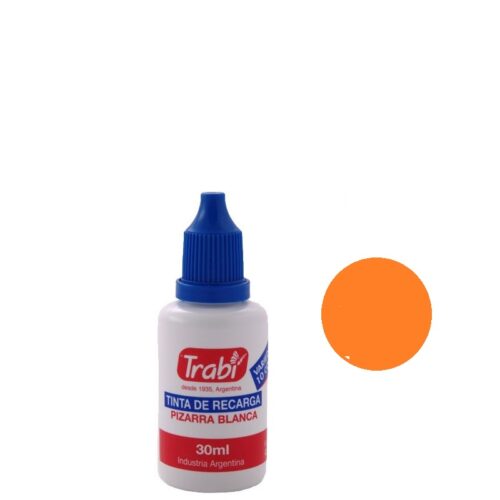 TINTA TRABI P/ MARCADOR DE PIZARRA 30ML NARANJA