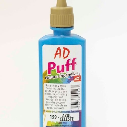 PINTURA PUFF AD 40ML AZUL CELESTE