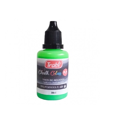 TINTA TRABI P/ MARCADOR TIZA LIQUIDA 30ML VERDE