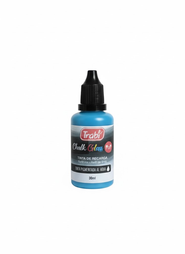 TINTA TRABI P/ MARCADOR TIZA LIQUIDA 30ML CELESTE