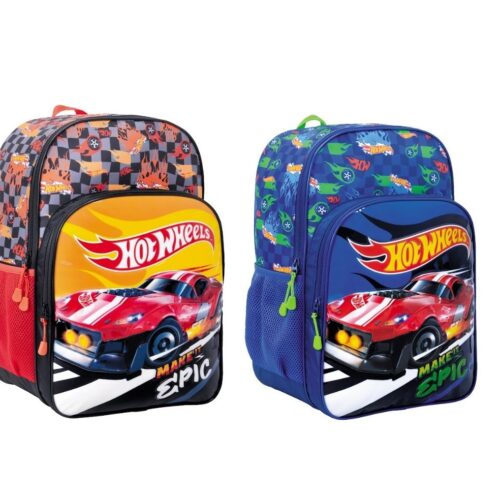 MOCHILA HOT WHEELS EPIC ART75132 ESPALDA 16"