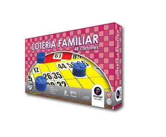 LOTERIA FAMILIAR PLASTIGAL 48 CARTONES
