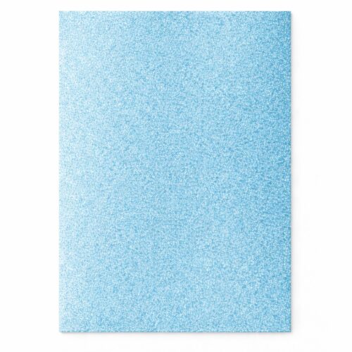 GOMA EVA SUPER GLITTER CELESTE 45 X 60 CM