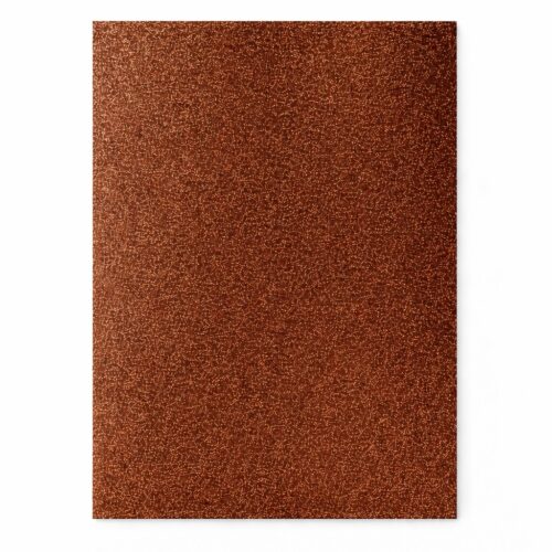 GOMA EVA SUPER GLITTER MARRON 45 X 60 CM