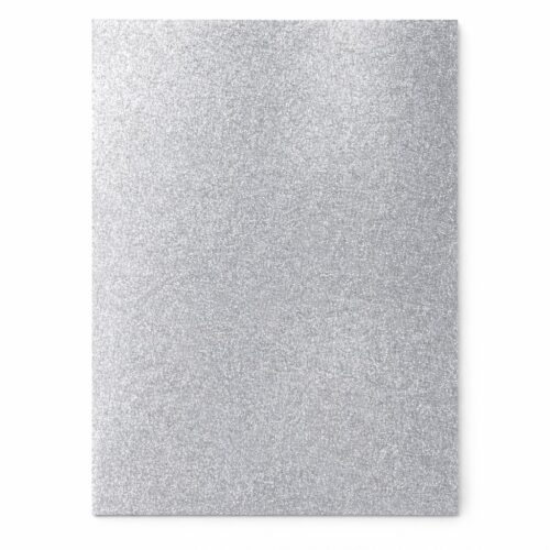 GOMA EVA SUPER GLITTER PLATA  45 X 60 CM
