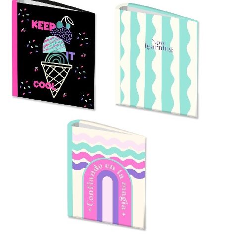 CARPETA 3-A/RED,40 MM CARTONÉ REYSA POWER FLUO