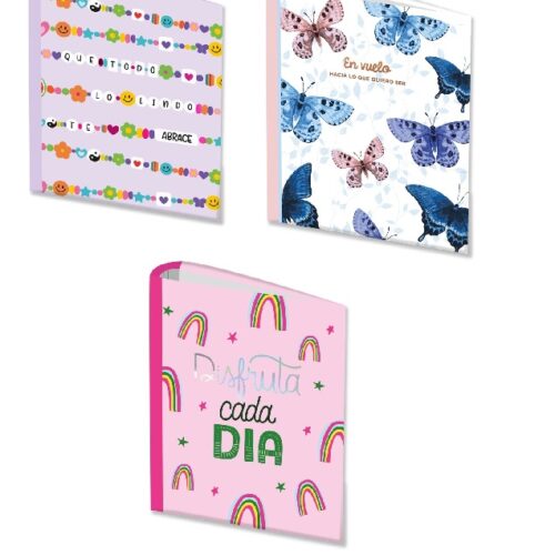 CARPETA 3-A/RED,40 MM CARTONÉ REYSA FRASES