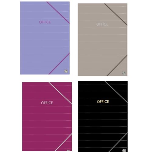 CARPETA 3 SOLAPAS CON ELÁSTICO REYSA OFICIO OFFICE