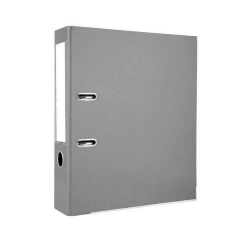 BIBLIORATO PLASTICO A4 GRIS LOMO ANCHO AVIOS