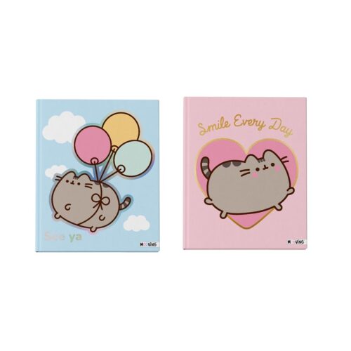 CUADERNO 19,5 X 24 MOOVING TAPA DURA 48 HS PUSHEEN