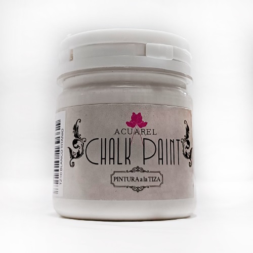 PINTURA A LA TIZA ACUAREL BLANCO 200ML