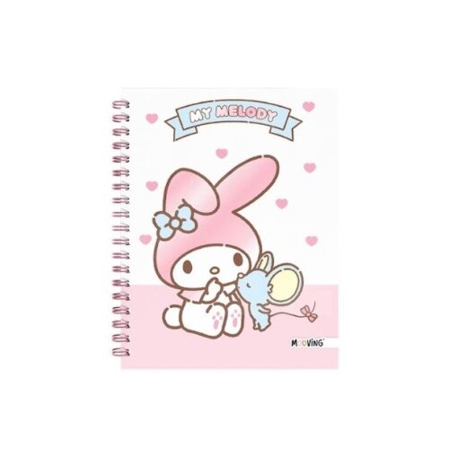 CUADERNO 16 X 21 MOOVING TAPA DURA MY MELODY