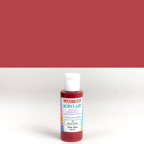 ACRILICO EUREKA X 60CC ROJO INDIO