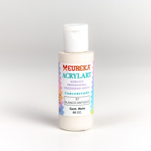 ACRILICO EUREKA X 60CC BLANCO ANTIGUO