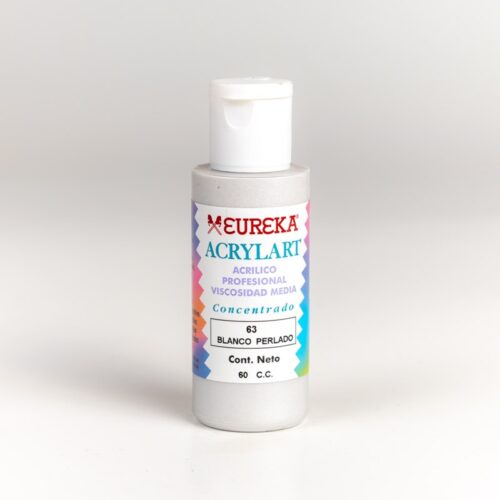 ACRILICO EUREKA X 60CC BLANCO PERLADO