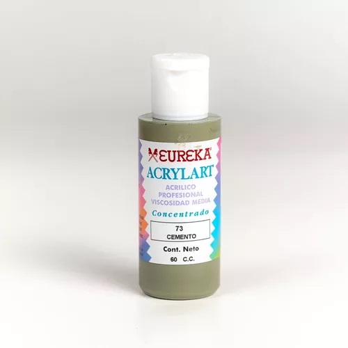 ACRILICO EUREKA X 60CC CEMENTO