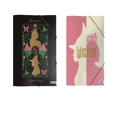 CARPETA 3 SOLAPAS CON ELÁSTICO MOOVING WICKED