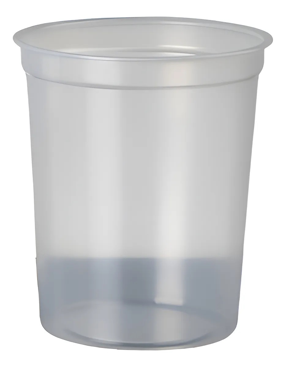 POTE NATURAL LISO SIN TAPA 1/2 X100 UNIDADES